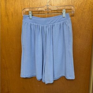Zenana Women's skort S Light Blue Elastic Waist Pockets Jersey. Pockets MWOT